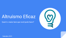 Apresentação sobre Altrupismo Eficaz